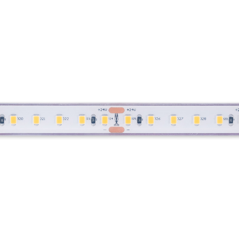 Submersible 24V DC LED Strip - Monochrome - 9.6W/m - 12mm - IP68 - 10 metres - 120LED/m