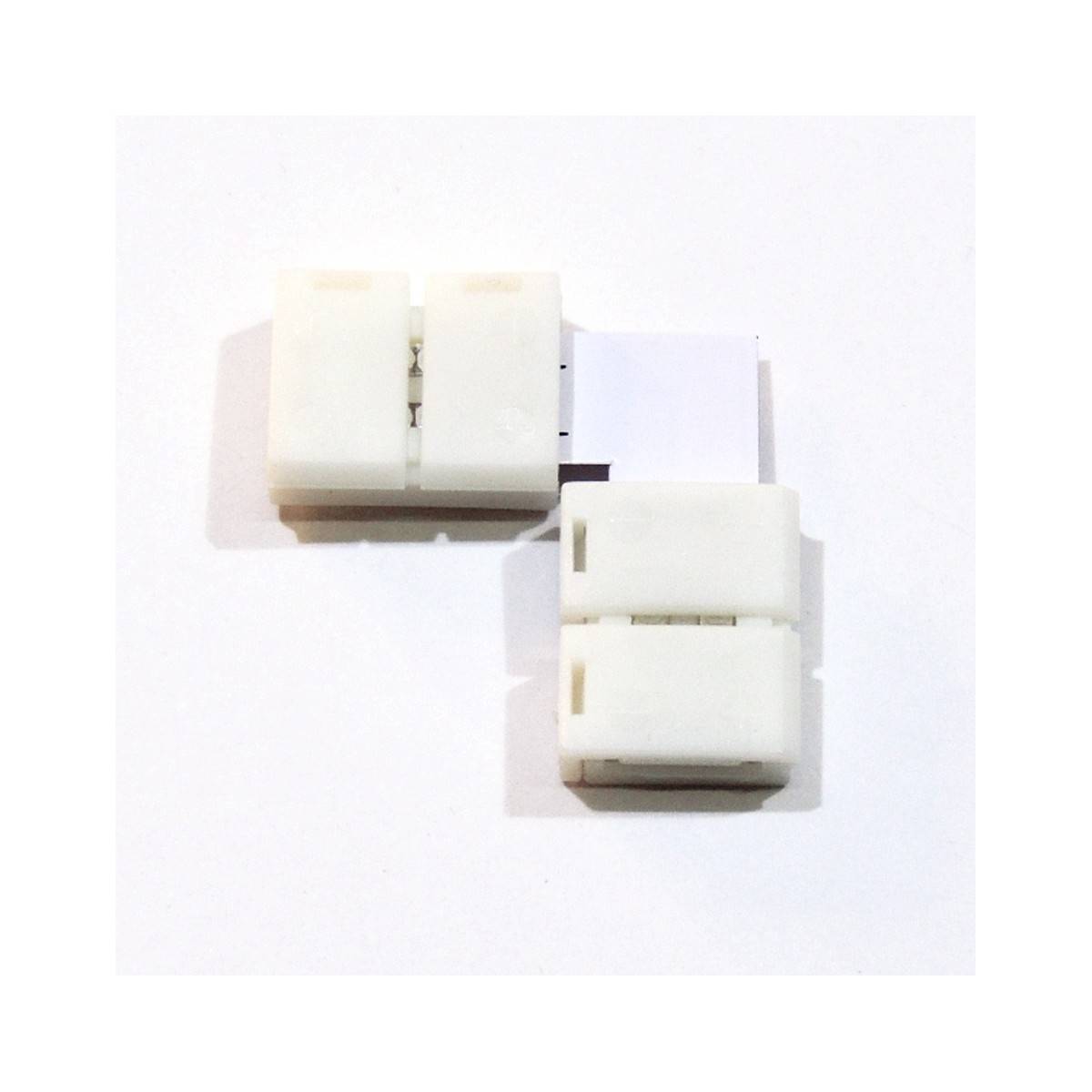Connector for LED strips 8mm for 90º corners