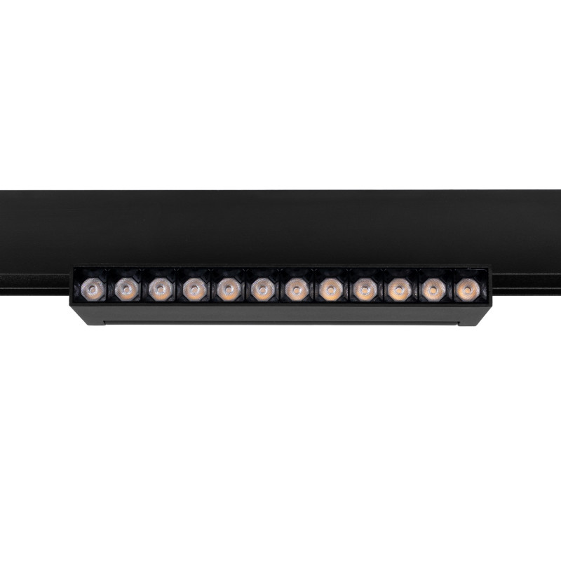 Adjustable linear track light 48V - 12W - 2800K - OSRAM Chip - UGR18 - Black