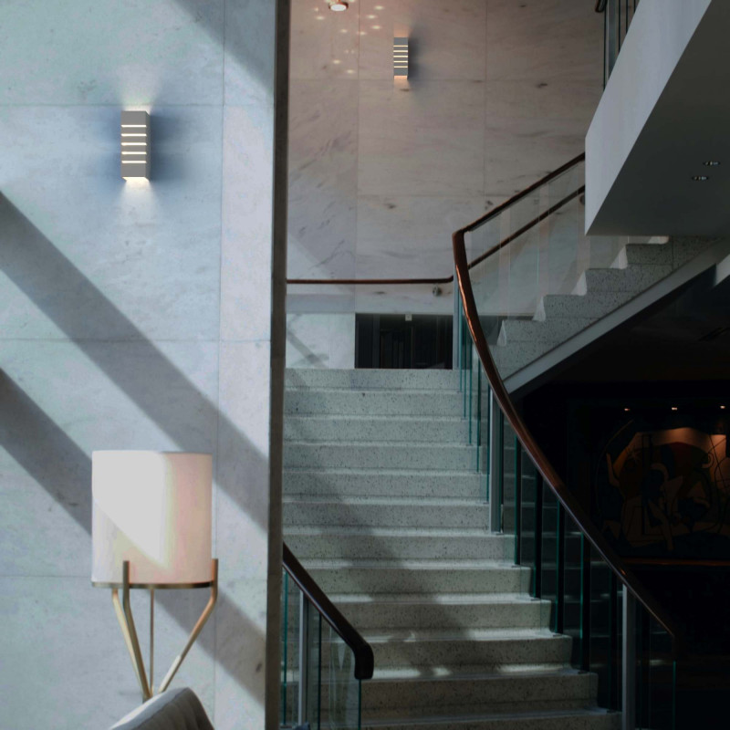 Aplique de parede em gesso "Line" - 1 x E14 | interior wall sconces Aplique de parede em gesso "Line" - 1 x E14 | interior wall sconces