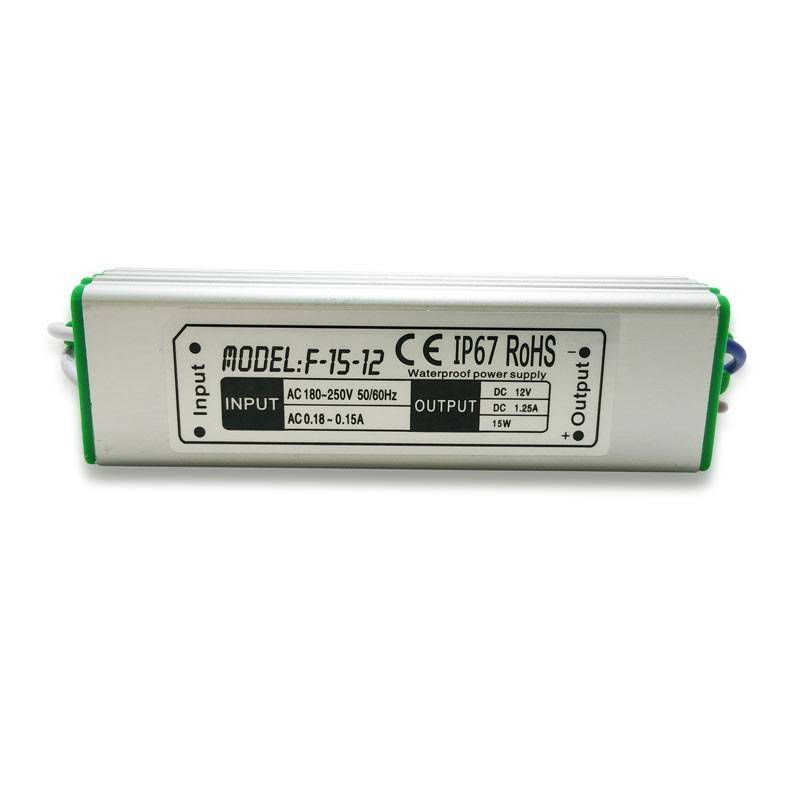 Power Supply 15W IP67 Waterproof