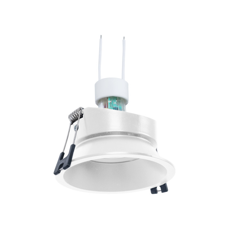 KIT - Recessed downlight Ø93mm (white) + 5.4W GU10 Bulb + Socket KIT - Recessed downlight Ø93mm (white) + 5.4W GU10 Bulb + Socket