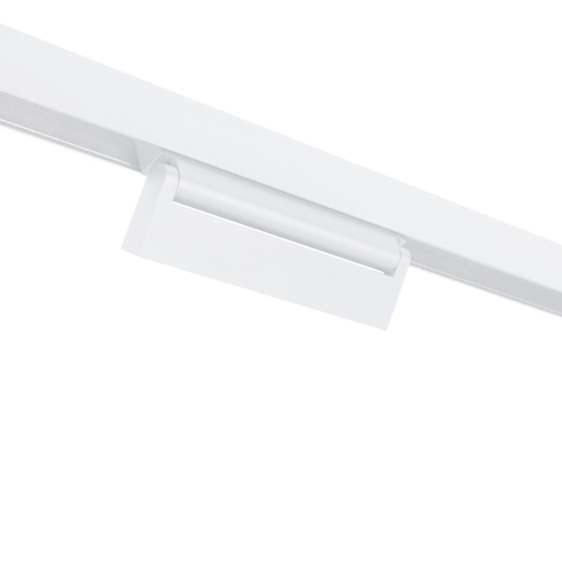 Adjustable linear spotlight for magnetic track 48V- 12W - 4000K - OSRAM Chip - UGR18 - White Adjustable linear spotlight for magnetic track 48V- 12W - 4000K - OSRAM Chip - UGR18 - White