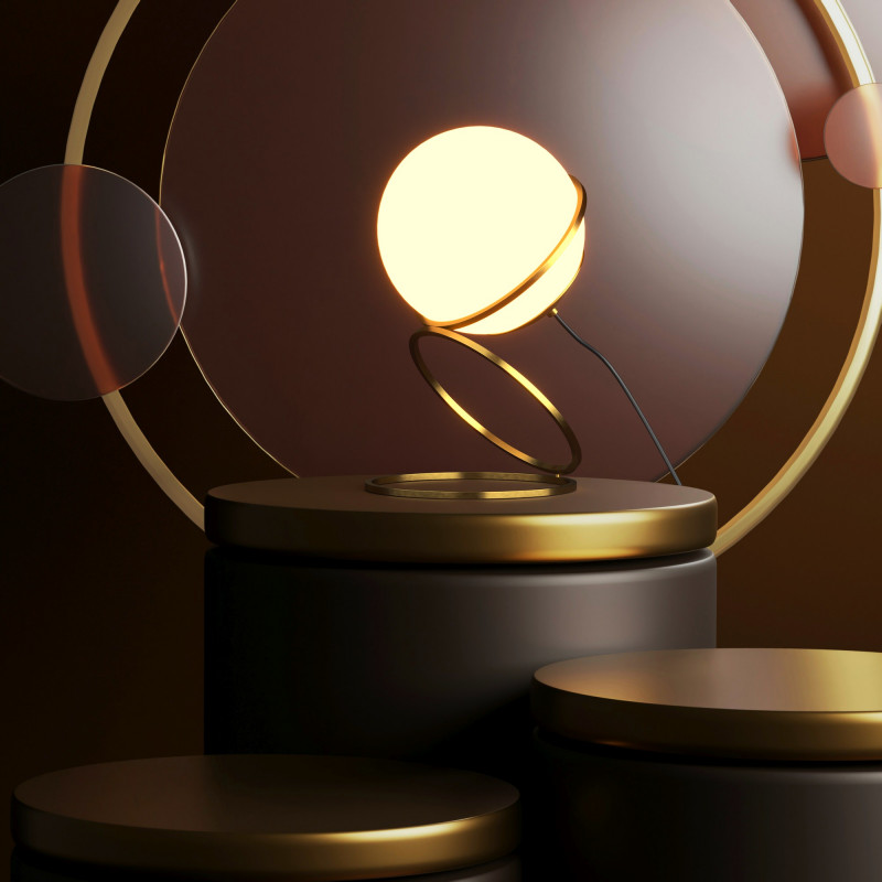 Crystal ball table lamp "Ruth" | bedside table lamps Crystal ball table lamp "Ruth" | bedside table lamps