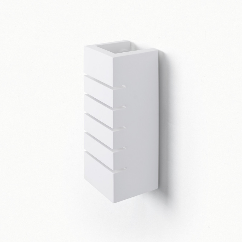 Aplique de parede em gesso "Line" - 1 x E14 | interior wall sconces Aplique de parede em gesso "Line" - 1 x E14 | interior wall sconces