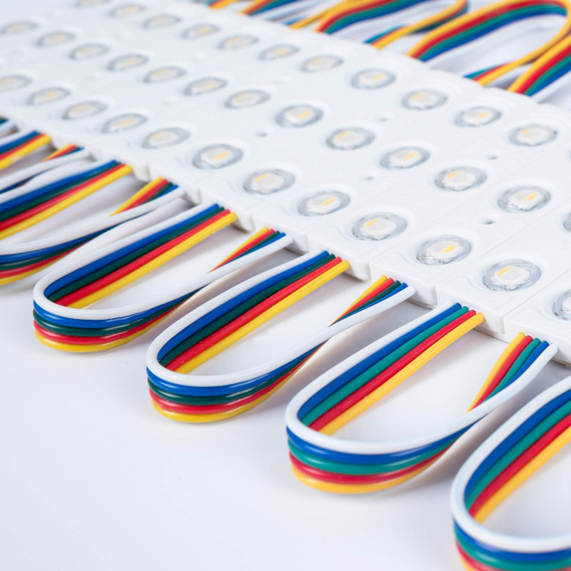 RGBWW LED module for signage - 0.96W - 12V - IP65 - 120º | Signs RGBWW LED module for signage - 0.96W - 12V - IP65 - 120º | Signs