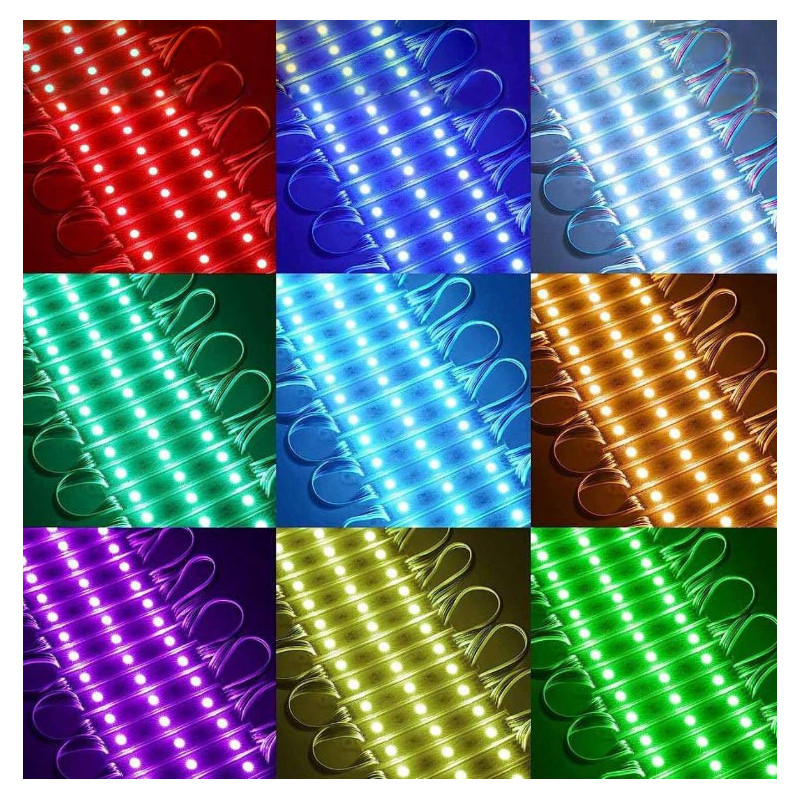 RGBWW LED module for signage - 0.96W - 12V - IP65 - 120º | Signs RGBWW LED module for signage - 0.96W - 12V - IP65 - 120º | Signs