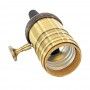 E27 BRONZE FINISH SOCKET WITH SWITCH (VINTAGE SERIES)