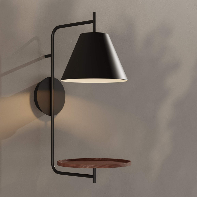 Wall light with shelf "Bilon" - E27 | bedroom wall lights Wall light with shelf "Bilon" - E27 | bedroom wall lights