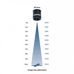 LED GOBO projector - 30W - 30° optics - Outdoor - Adjustable