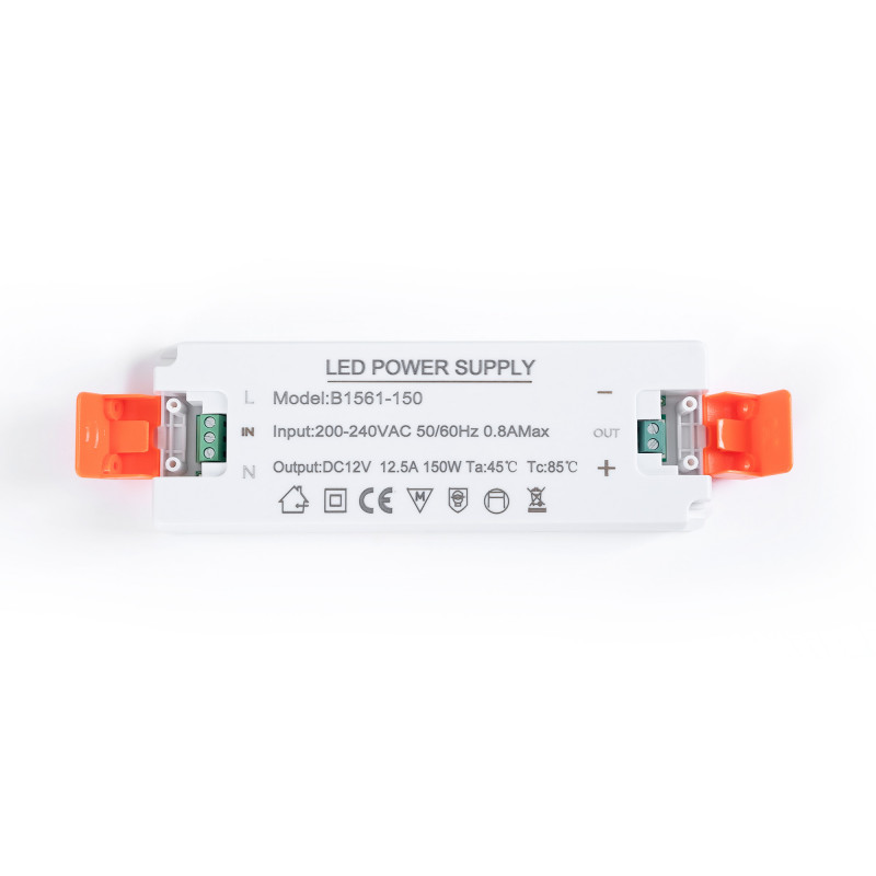 Ultra slim power supply - 12V - 150W - 12.5A - IP20 | led power supply