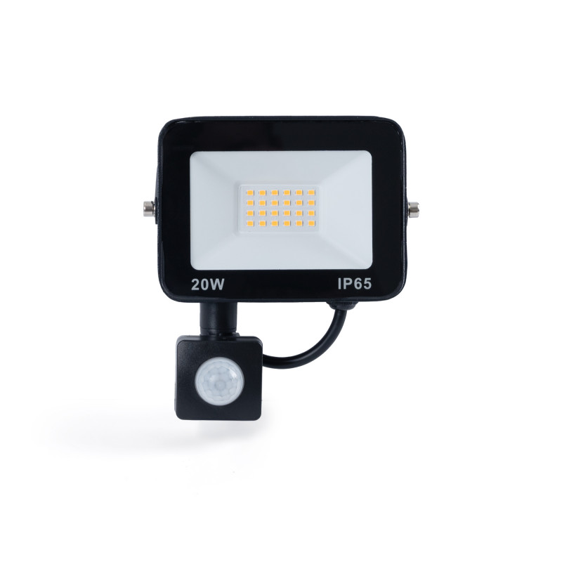 Outdoor LED floodlight with PIR motion sensor - 20W - IP65 Outdoor LED floodlight with PIR motion sensor - 20W - IP65