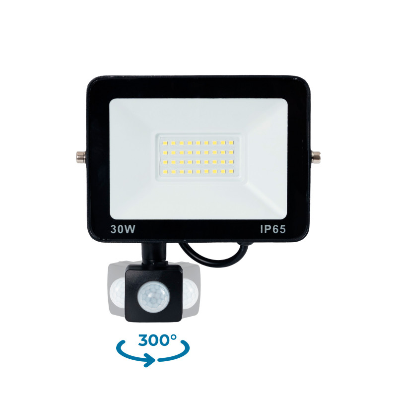 Outdoor LED floodlight with PIR motion sensor - 30W - IP65 - 6000K | outdoor flood lighting Outdoor LED floodlight with PIR motion sensor - 30W - IP65 - 6000K | outdoor flood lighting