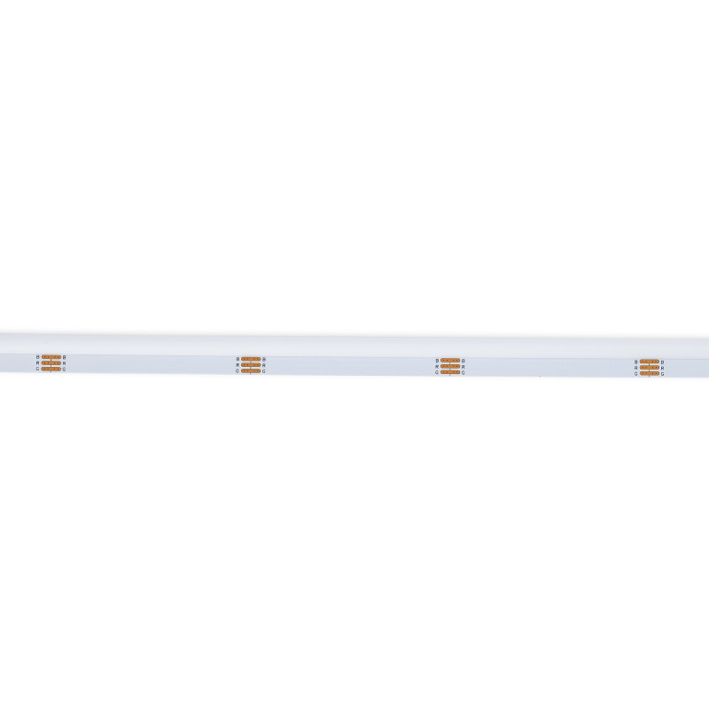 RGB COB LED Strip - 24V DC - Lateral emission - 12W/m - 10mm - IP20 - 5cm cut - 5 metres roll