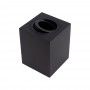 Square surface mounting ring for GU10 dichroic light bulb