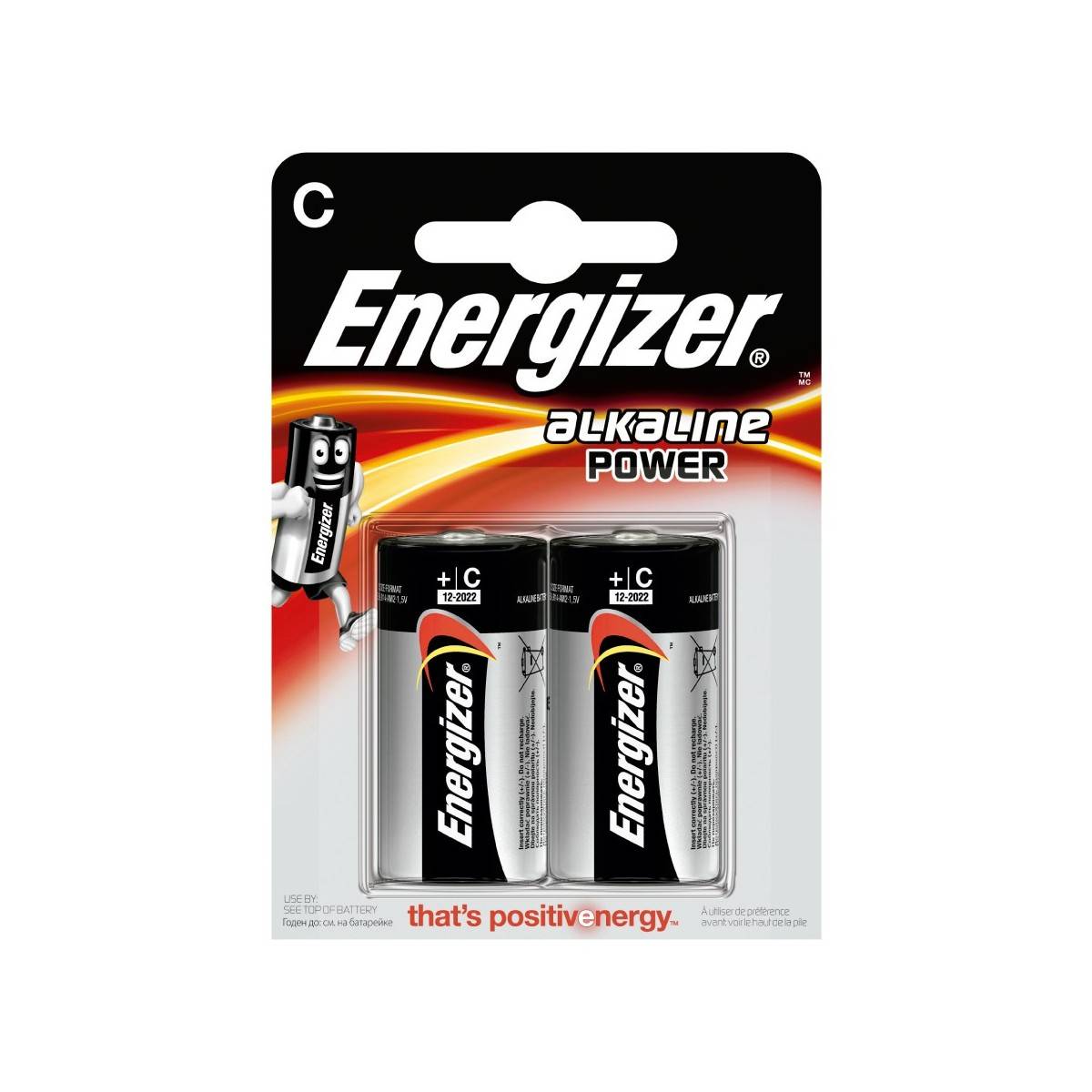 Energizer Alkaline Power LR14 (C) Battery Blister of 2 pcs.