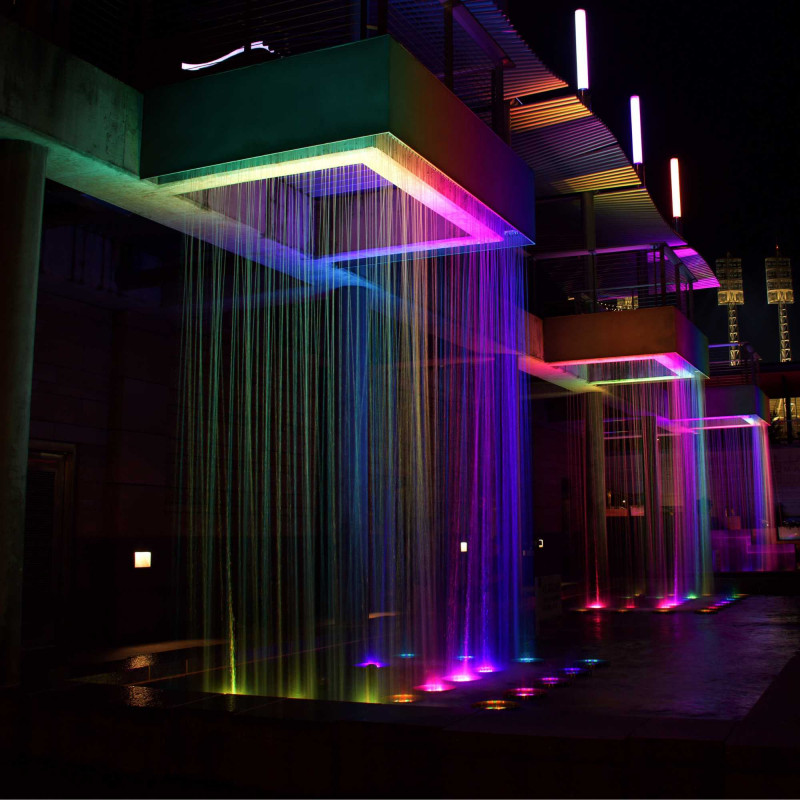 Outdoor RGB LED Step Light - 18W - 12V DC - IP67 - Ø15cm - 30º Outdoor RGB LED Step Light - 18W - 12V DC - IP67 - Ø15cm - 30º