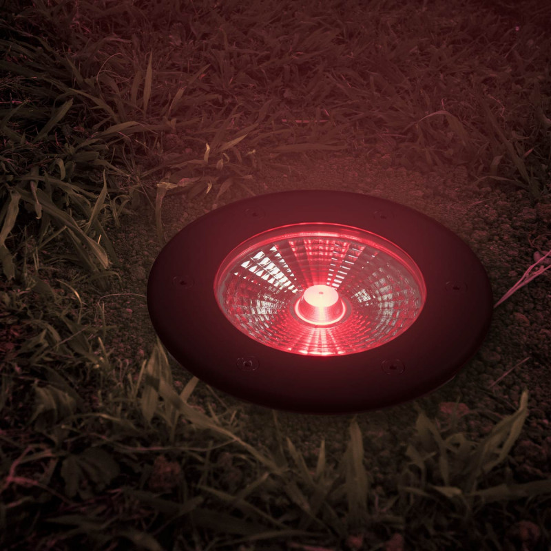 Outdoor RGB LED Step Light - 18W - 12V DC - IP67 - Ø15cm - 30º Outdoor RGB LED Step Light - 18W - 12V DC - IP67 - Ø15cm - 30º