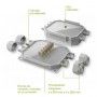 READYBOX WATERTIGHT JUNCTION BOX WITH INTEGRATED INSULATING GEL IP68 WITH 5 CONNECTORS 6MM2