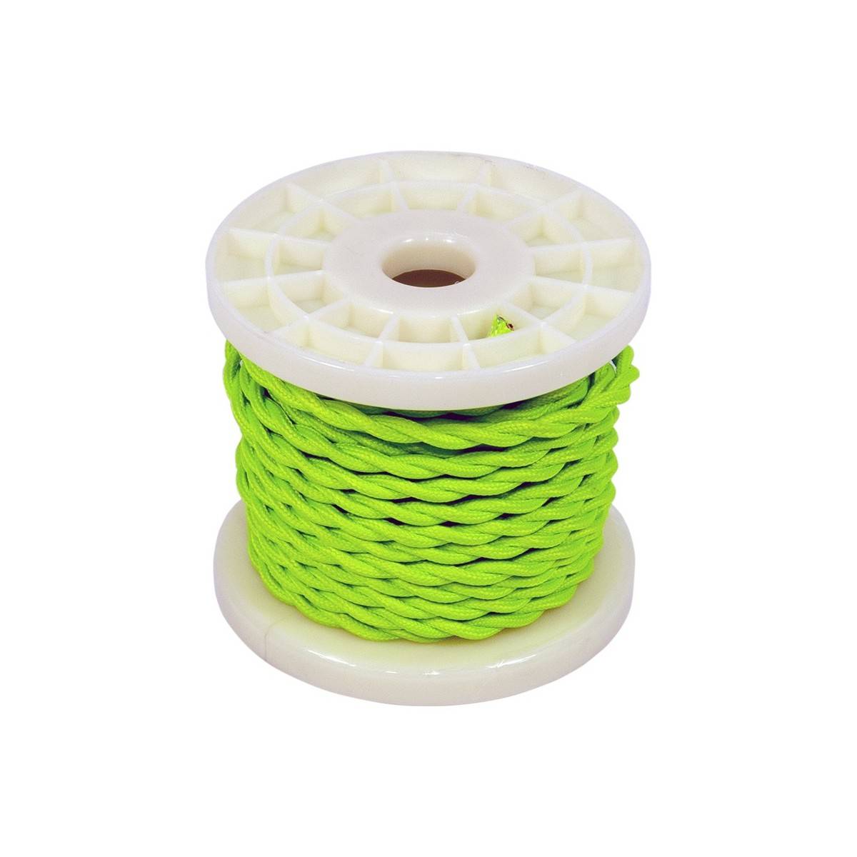 NORDIC STYLE ELECTRIC CABLE 2X0,75 TEXTILE GREEN SPROUT COLOR
