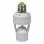 Adapter for E27 LED bulb with PIR motion sensor