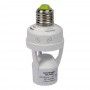 Adapter for E27 LED bulb with PIR motion sensor