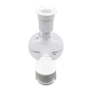 Lampholder for LED bulb E27 with motion sensor