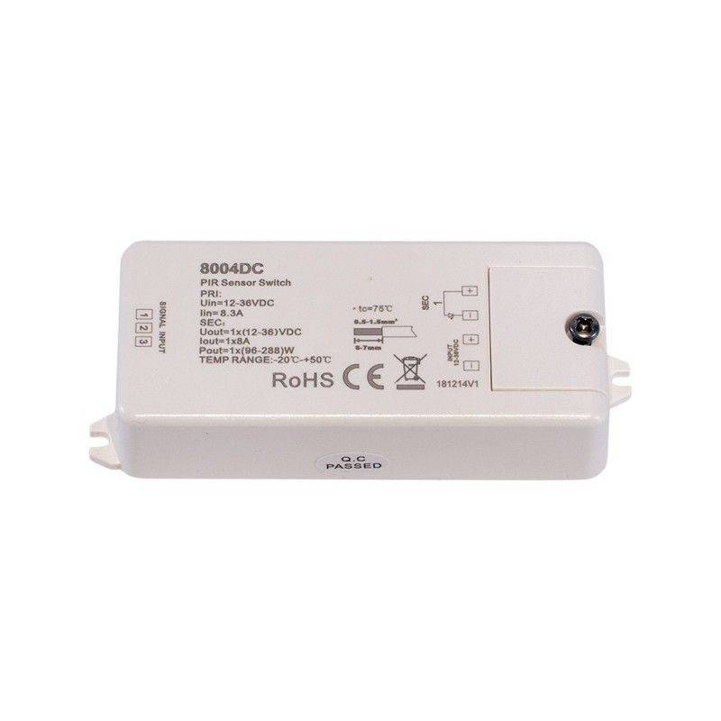 PIR motion sensor 12-36V-DC