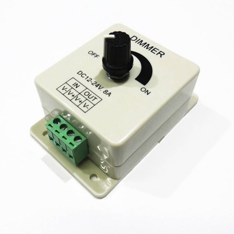 Dimmer for single color strip 12V/24V