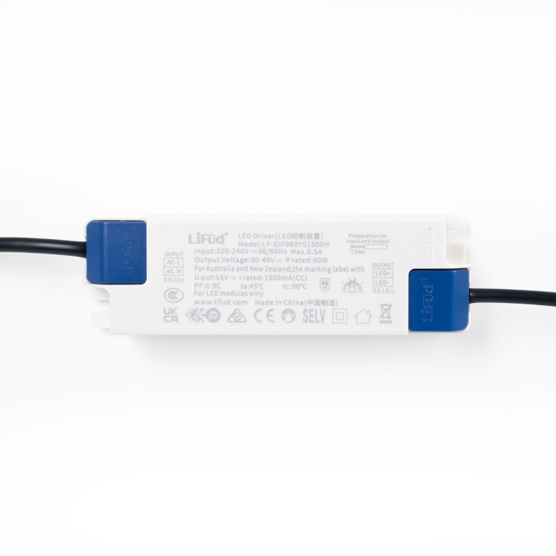 Orientable up to 60º with CCT system -driver lifud Orientable up to 60º with CCT system -driver lifud