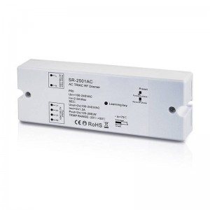Dimmable Triac 100-240V (2 outputs, 1.2A/Outputs) RF Receiver - Easy RF