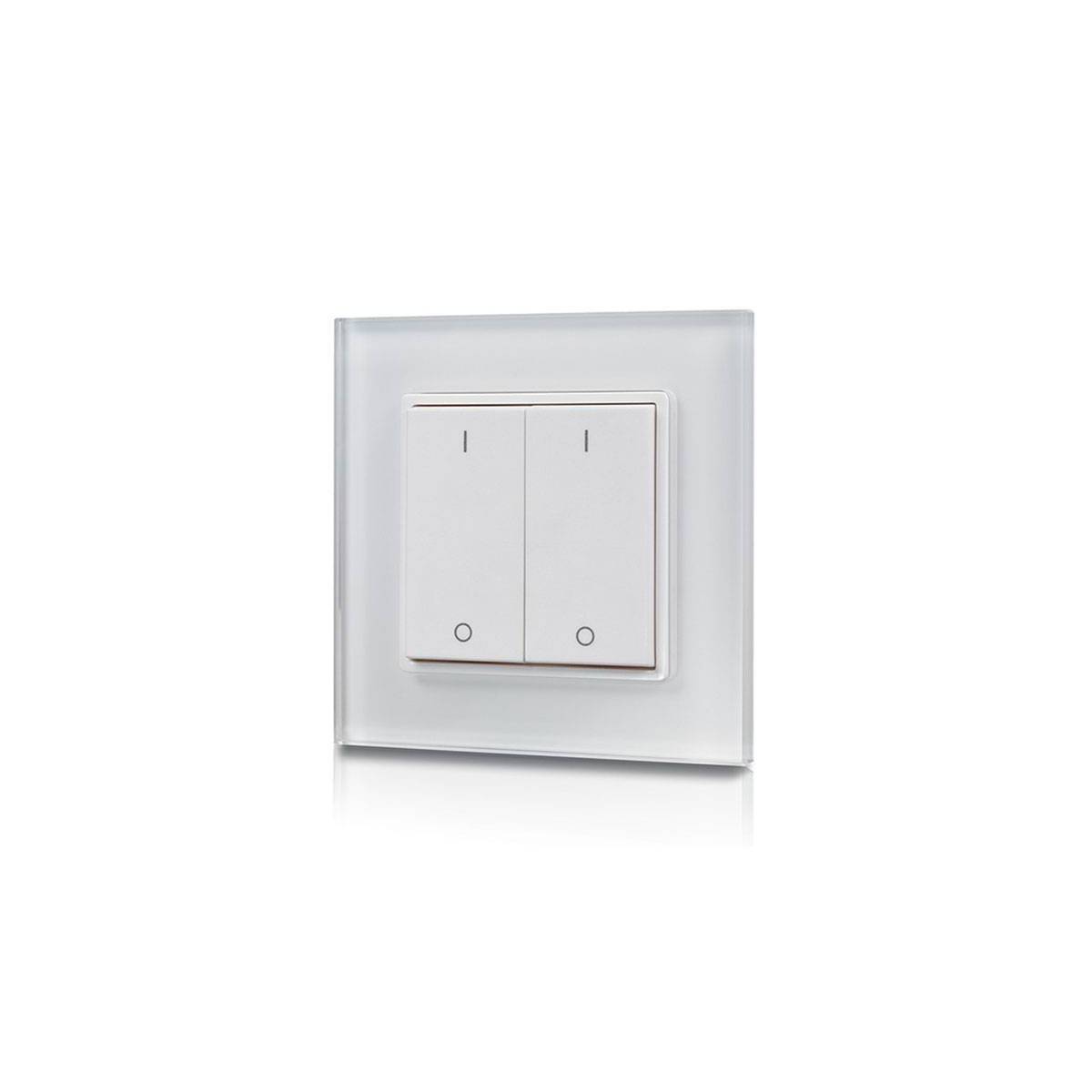 RF push button mechanism Single-color dimmer switch for LED lighting 2 keys - SUNRICHER - Easy RF