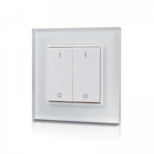 RF push button mechanism Single-color dimmer switch for LED lighting 2 keys - SUNRICHER - Easy RF