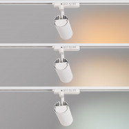 LED CCT 1-phase track spotlight - 35W - ZOOM 20º- 60º - CRI 90