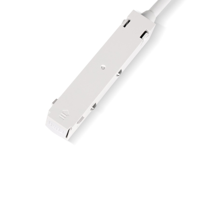 Electrical X-connector for magnetic track - 20mm - White Electrical X-connector for magnetic track - 20mm - White