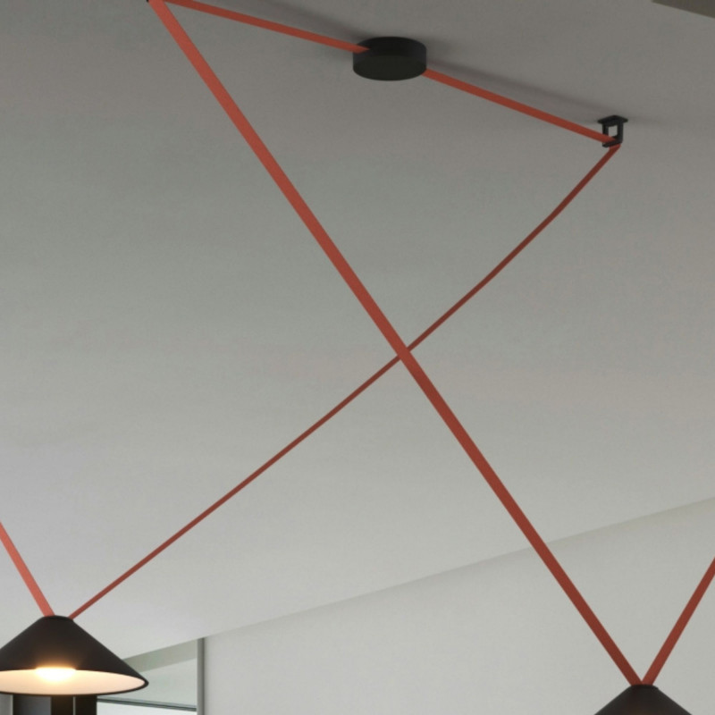 Central surface-mounted canopy for "Axia" lamp Central surface-mounted canopy for "Axia" lamp