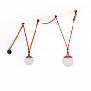 Configurable lamp "Axia 5" - Two 12W globe lamps + Conductive fabric strip + accessories