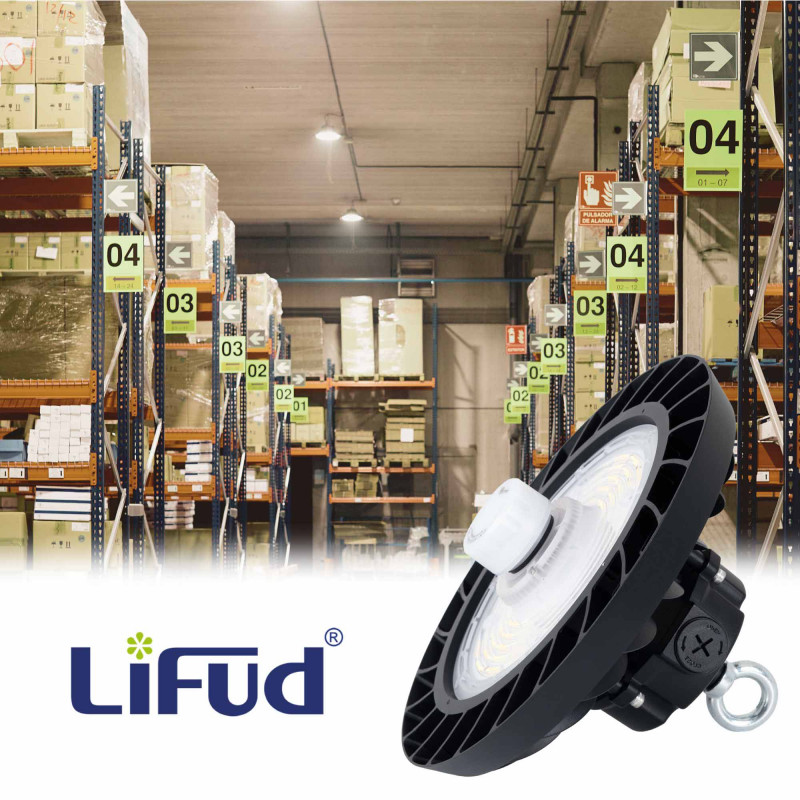 Industrial LED UFO High Bay - 150W - CCT - With motion sensor - 170lm/W - LIFUD Driver - IP65 - 5 years warranty