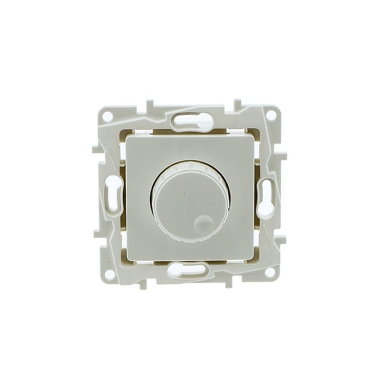 200W 230V rotary regulator for recessed mounting and trim frame 200W 230V rotary regulator for recessed mounting and trim frame