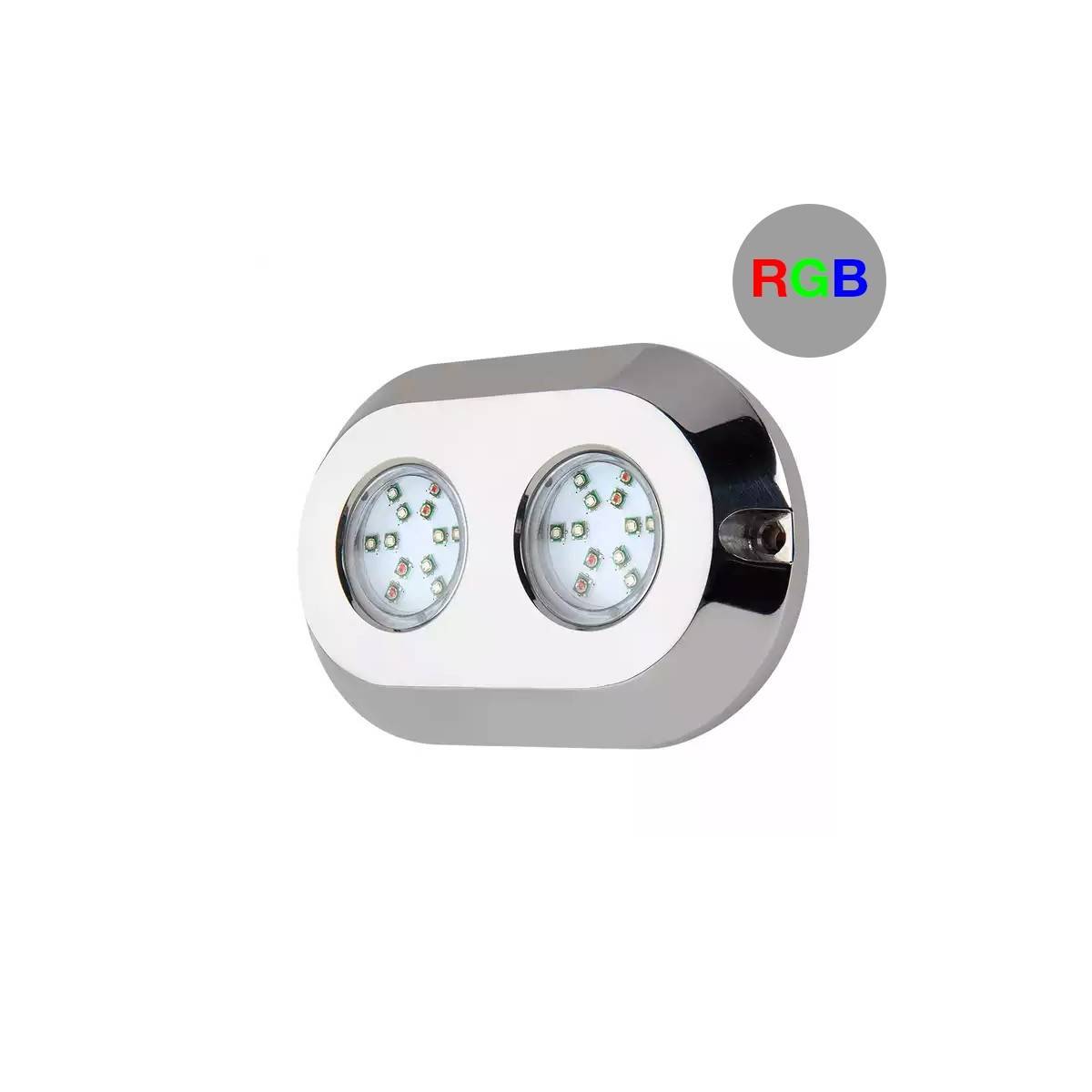 Submersible RGB LED light for boats