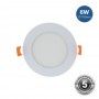 Recessed circular LED downlight 6W - 5 years warranty