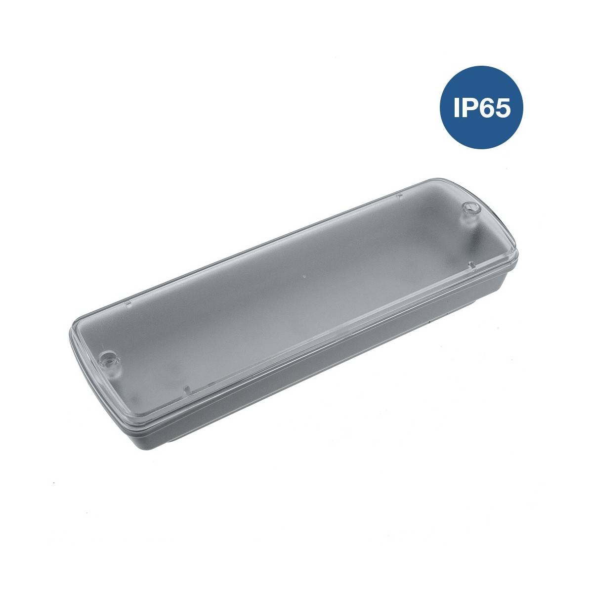 Surface-mounted weatherproof box for emergency light - IP65