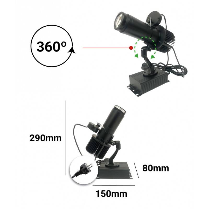 LED GOBO steerable LED GOBO steerable