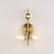Wall light with glass...