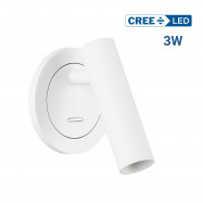 Recessed reading light...