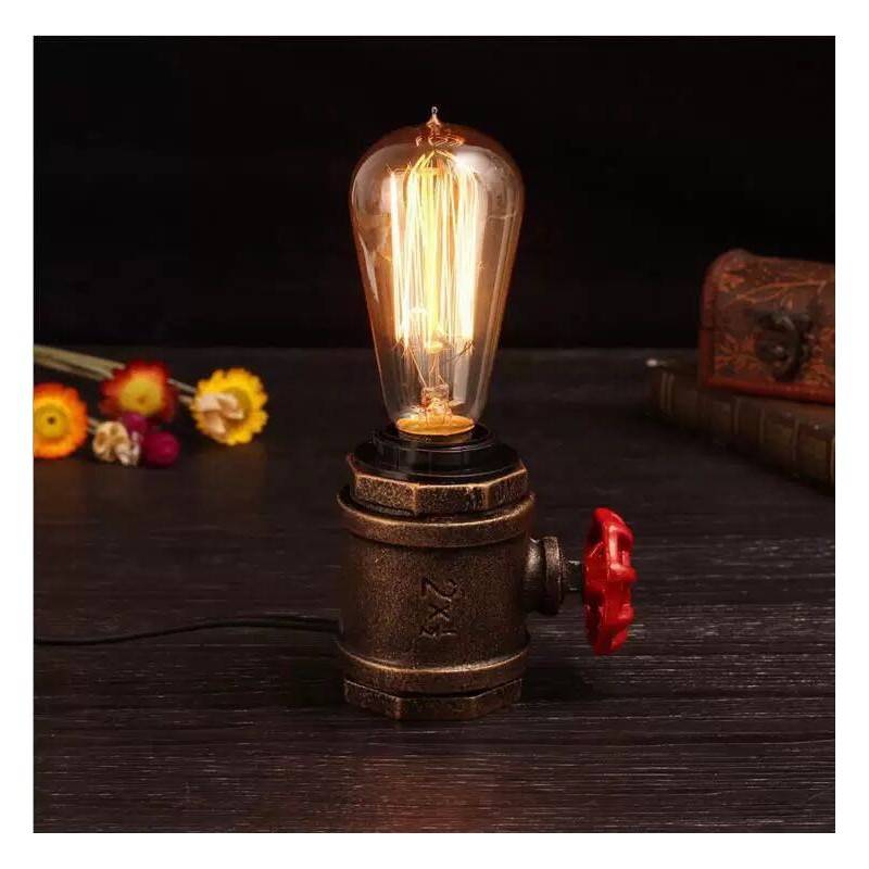Pipe table lamp