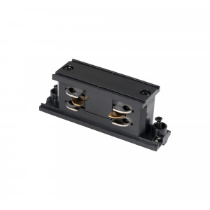 Rigid straight union for recessed three-phase track - Compatible with DALI