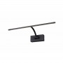 Black wall light for picture lighting