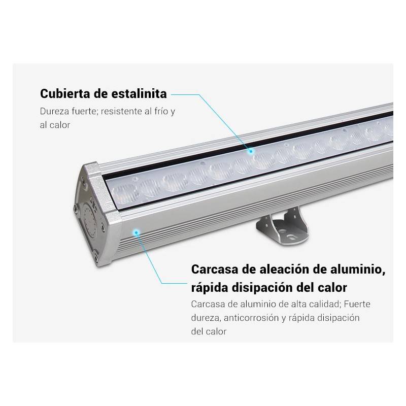 Bañador de pared LED RGB+CCT 24W control RF/WiFi | Mi Light