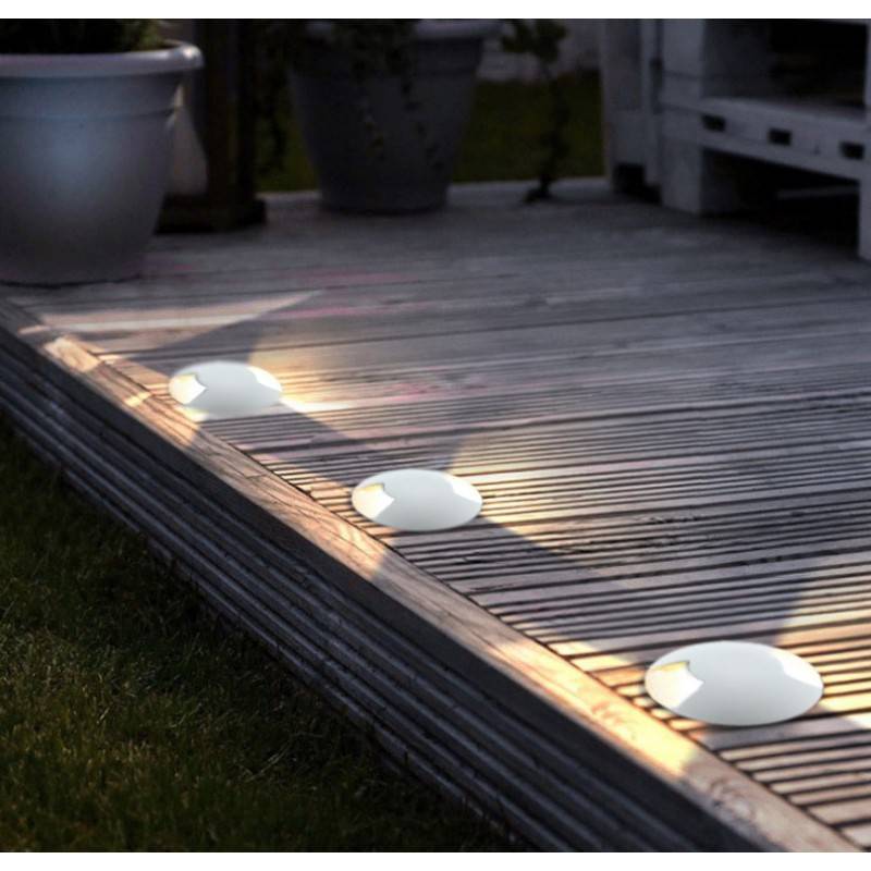 Baliza LED empotrable en suelo iluminación indirecta 0,75W 12V-DC IP67 Baliza LED empotrable en suelo iluminación indirecta 0,75W 12V-DC IP67